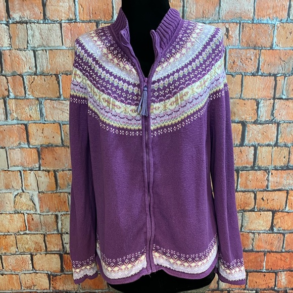 Cardigan Tiara International - Taille S - Très Bon état - Veste Zippée Femme